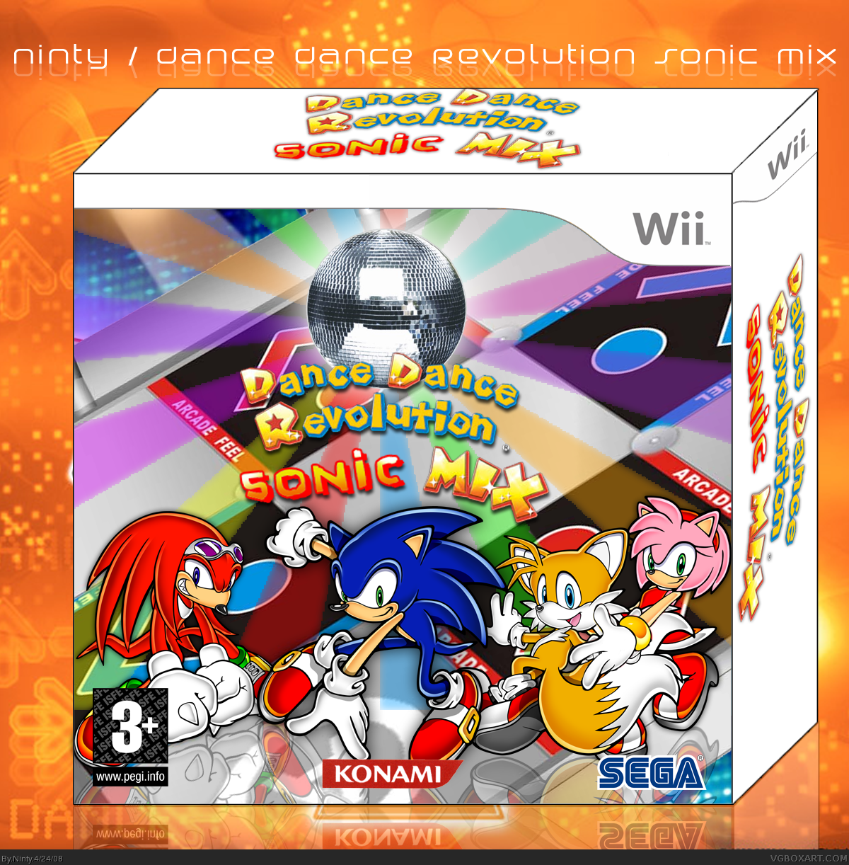 Dance Dance Revolution: Sonic Mix box cover