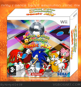 Dance Dance Revolution: Sonic Mix box art cover