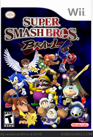 Super Smash Bros Brawl box cover