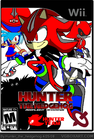 Hunter the Hedgehog MoonLight Shadows box cover