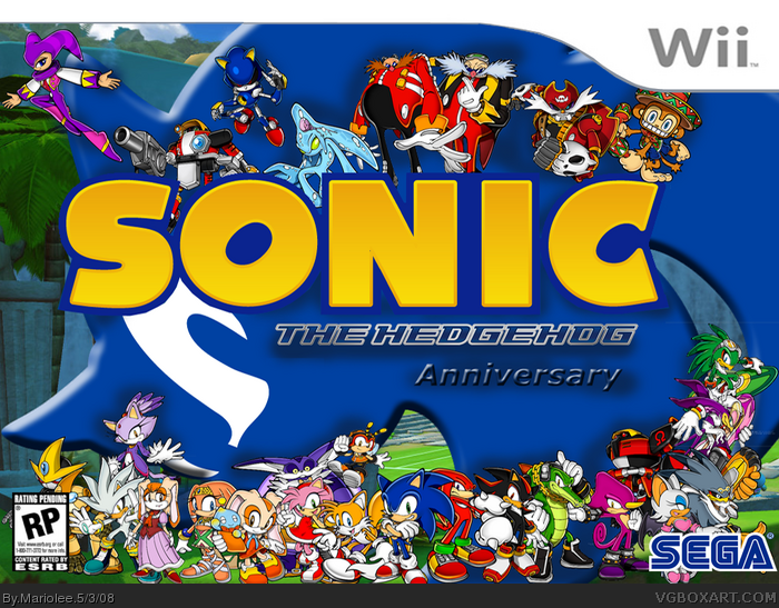 Sonic the Hedgehog Anniversary box art cover
