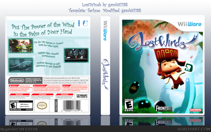 LostWinds box art cover
