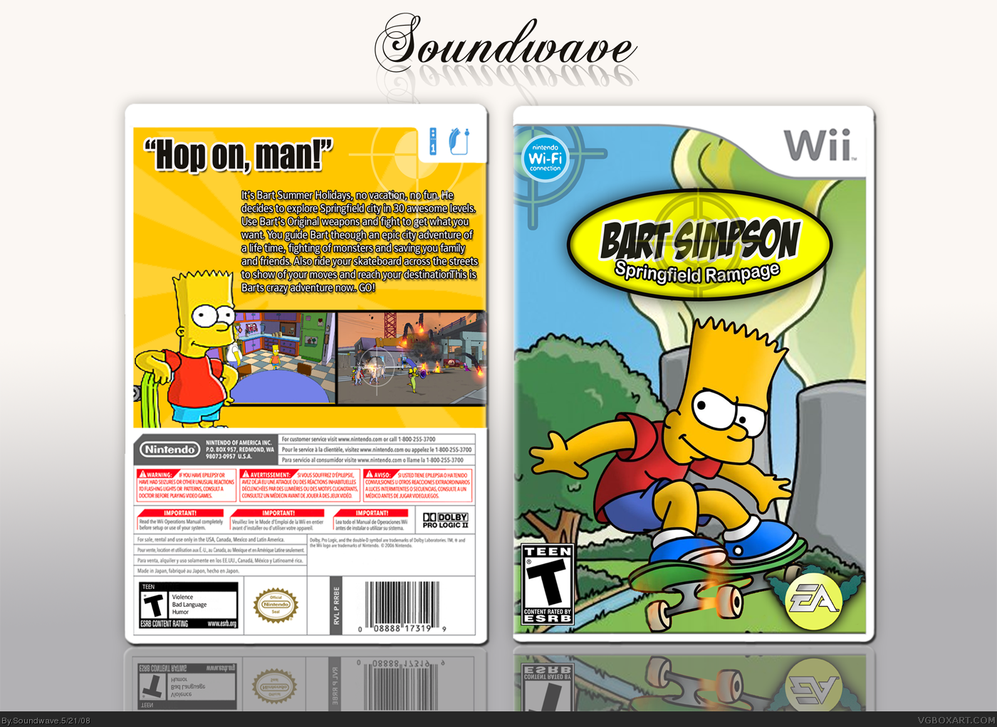 Bart Simpson: Springfield Rampage box cover