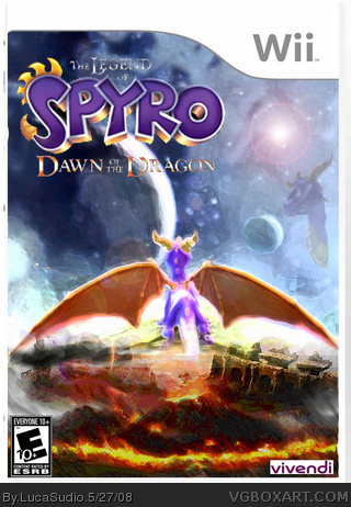 Legend of Spyro - Dawn of the Dragon box cover