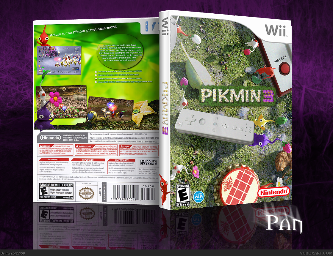 Pikmin 3 box cover