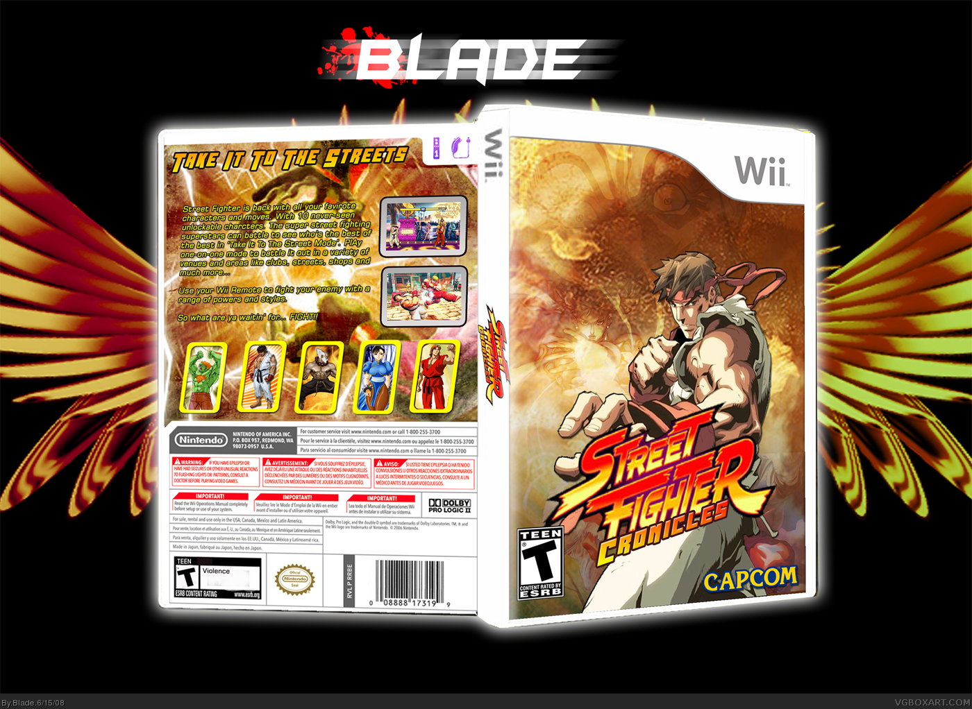 Street Fighter Chronicles box cover