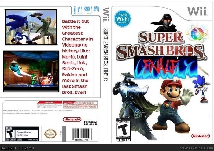 Super Smash Bros. Finale box art cover