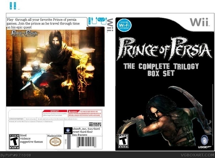 Prince of Persia Complete Box Set box art cover