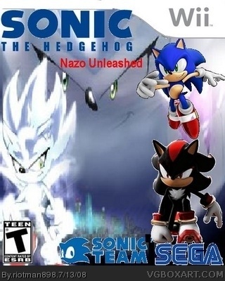 Sonic the hedgehog : Nazo Unleashed box cover