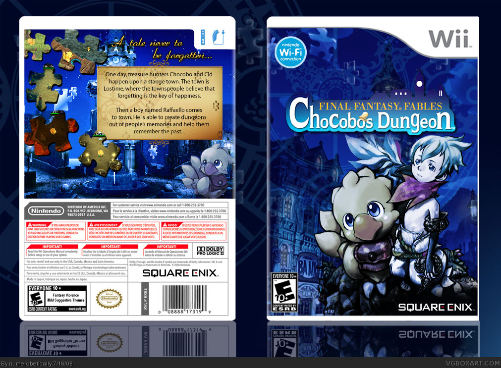 Final Fantasy Fables: Chocobo's Dungeon box cover