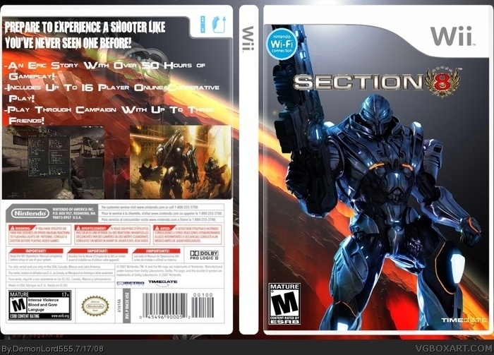 Section 8 box art cover
