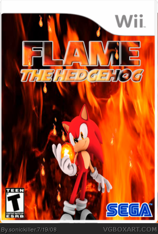 Flame the Hedgehog box cover