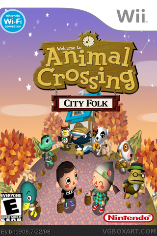Animal Crossing: City Folk box art cover