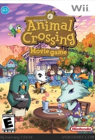 Animal Crossing Movie Game box cover
