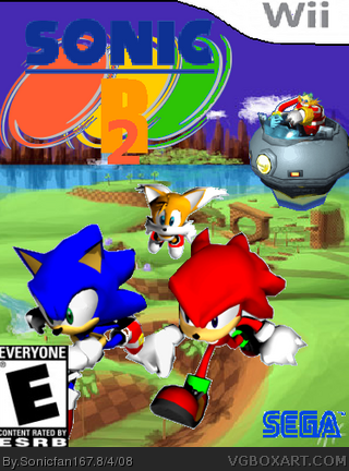 Sonic R 2 box cover