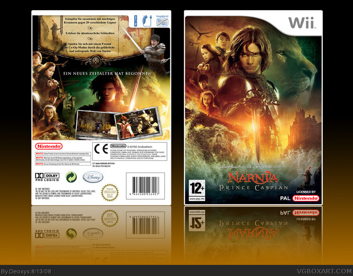 The Chronicles of Narnia: Prince Caspian box art cover