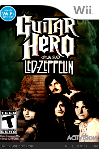 Guitar Hero: Led Zeppelin box art cover