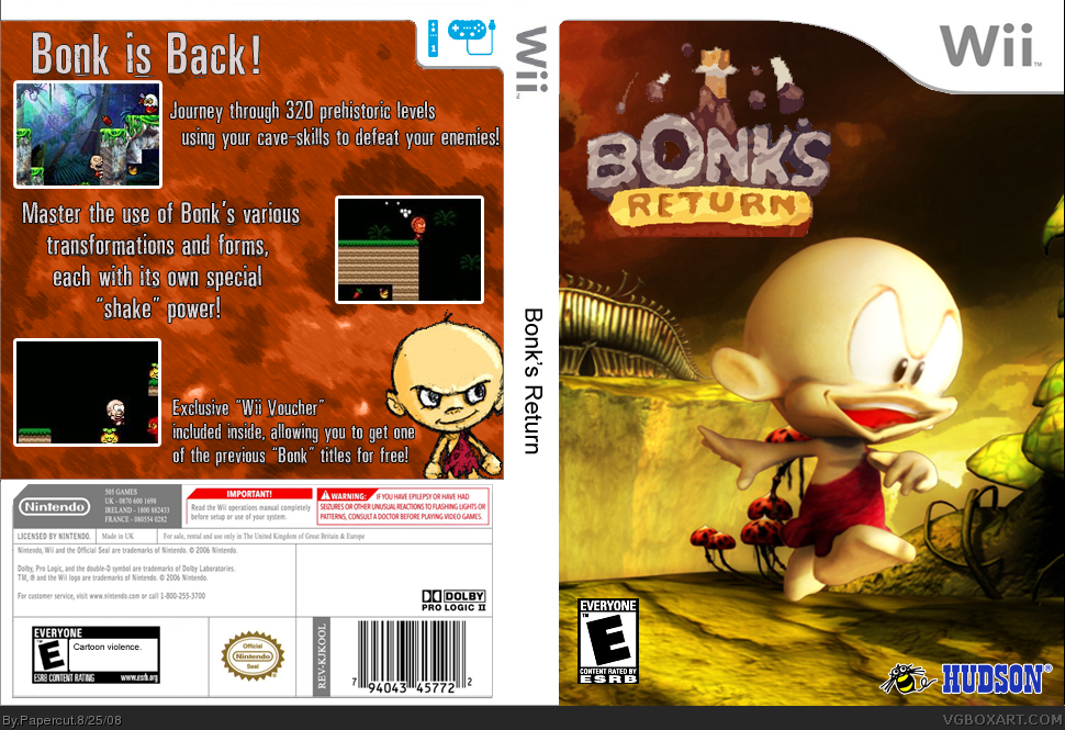 Bonk's Return box cover