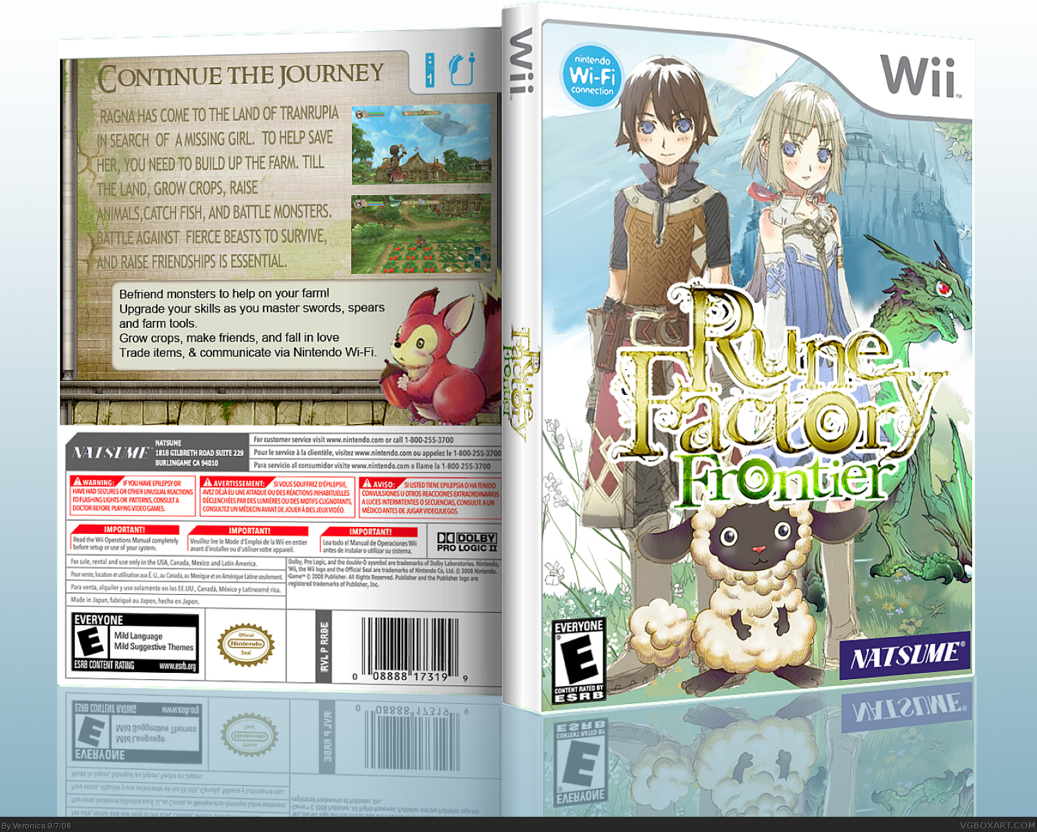 Rune Factory Frontier box cover