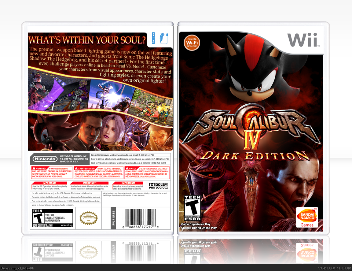 Soul Calibur IV Dark Edition box cover