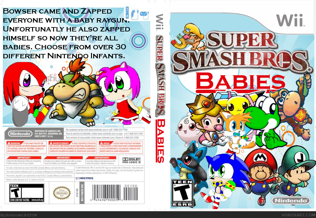 Super Smash Bros. Babies box cover