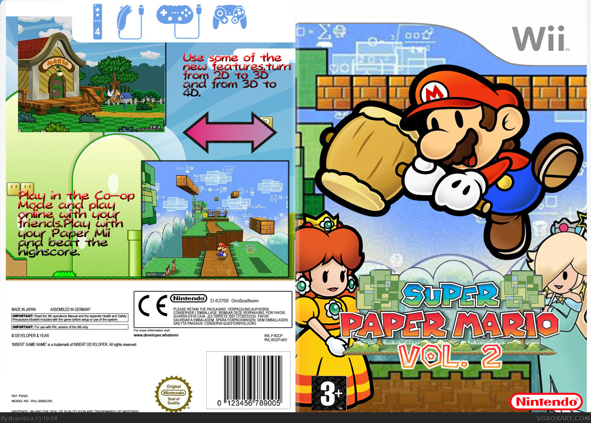 Super Paper Mario Vol.2 box cover