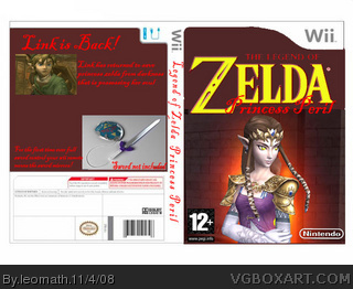 The Legend Of Zelda - Princess Peril box cover