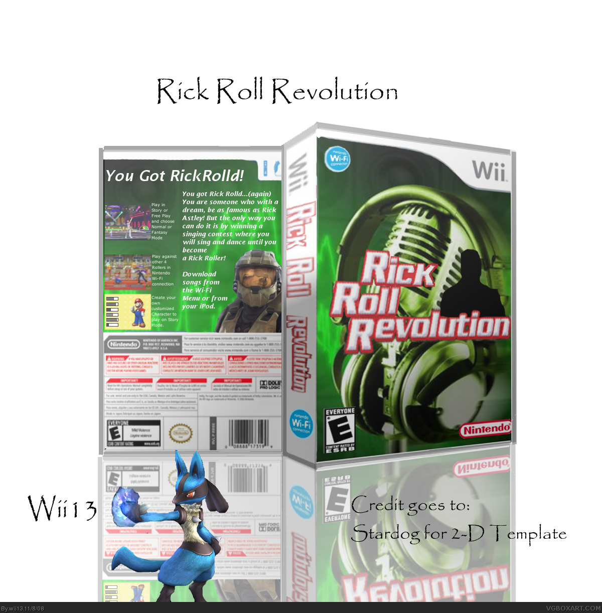 Rick Roll Revolution box cover