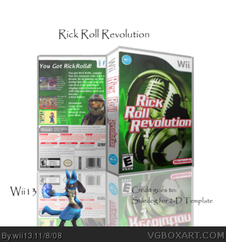 Rick Roll Revolution box art cover