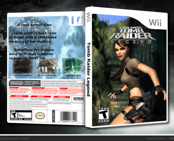 Tomb Raider: Legend box art cover