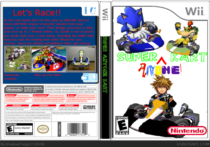Super Anyone Kart box art cover
