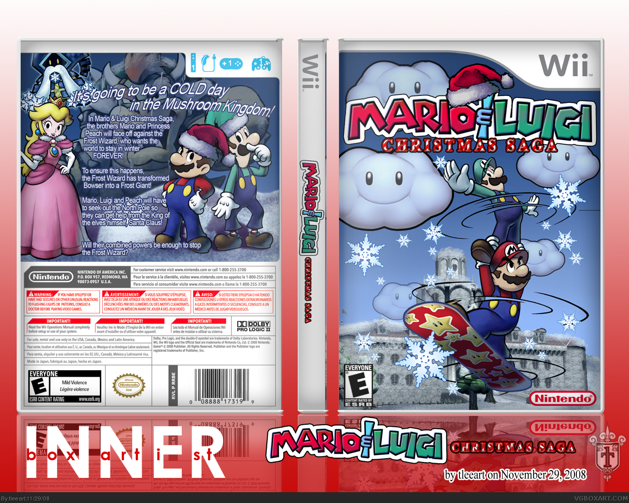 Mario & Luigi: Christmas Saga box cover