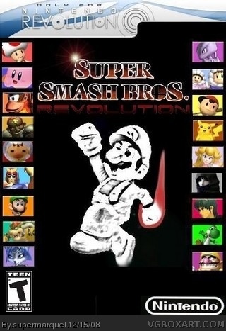 Super Smash Bros. RAW box cover