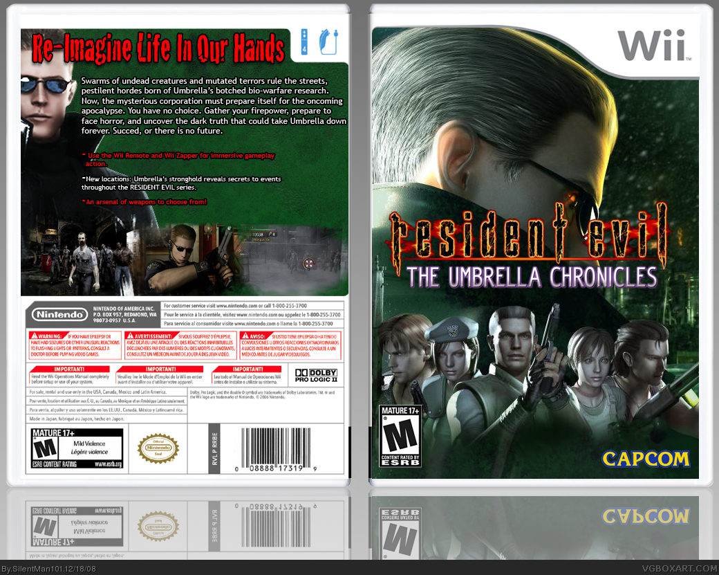 Resident Evil: The Umbrella Chronicles box cover