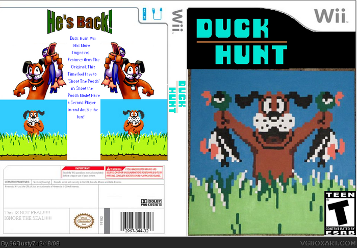 Duck Hunt: Wii Edition box art cover