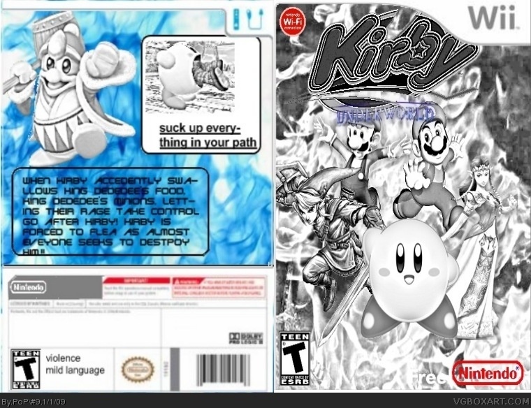 Kirby Underworld box cover