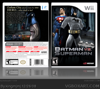 Batman VS. Superman box cover
