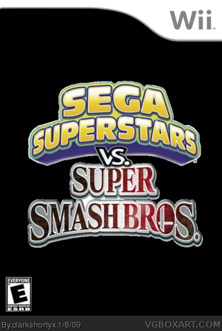 Sega Superstars vs Super Smash Bros. box cover