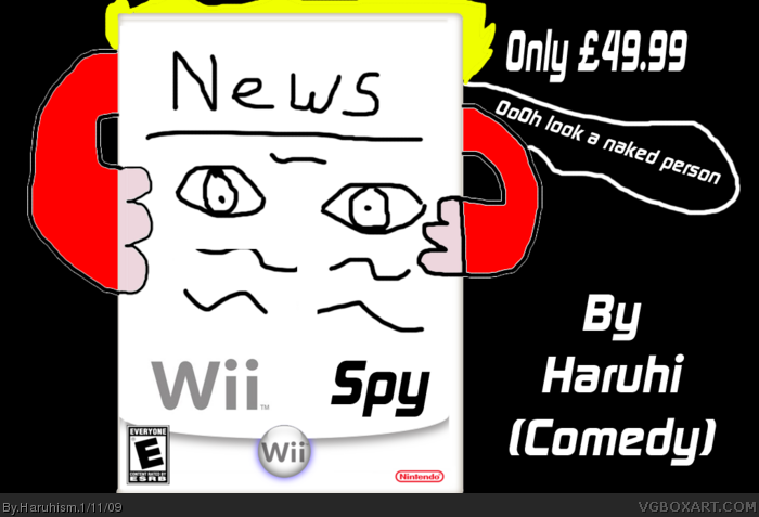 Wii spy box art cover