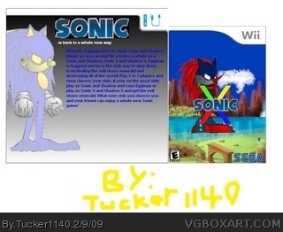 Sonic X box art cover