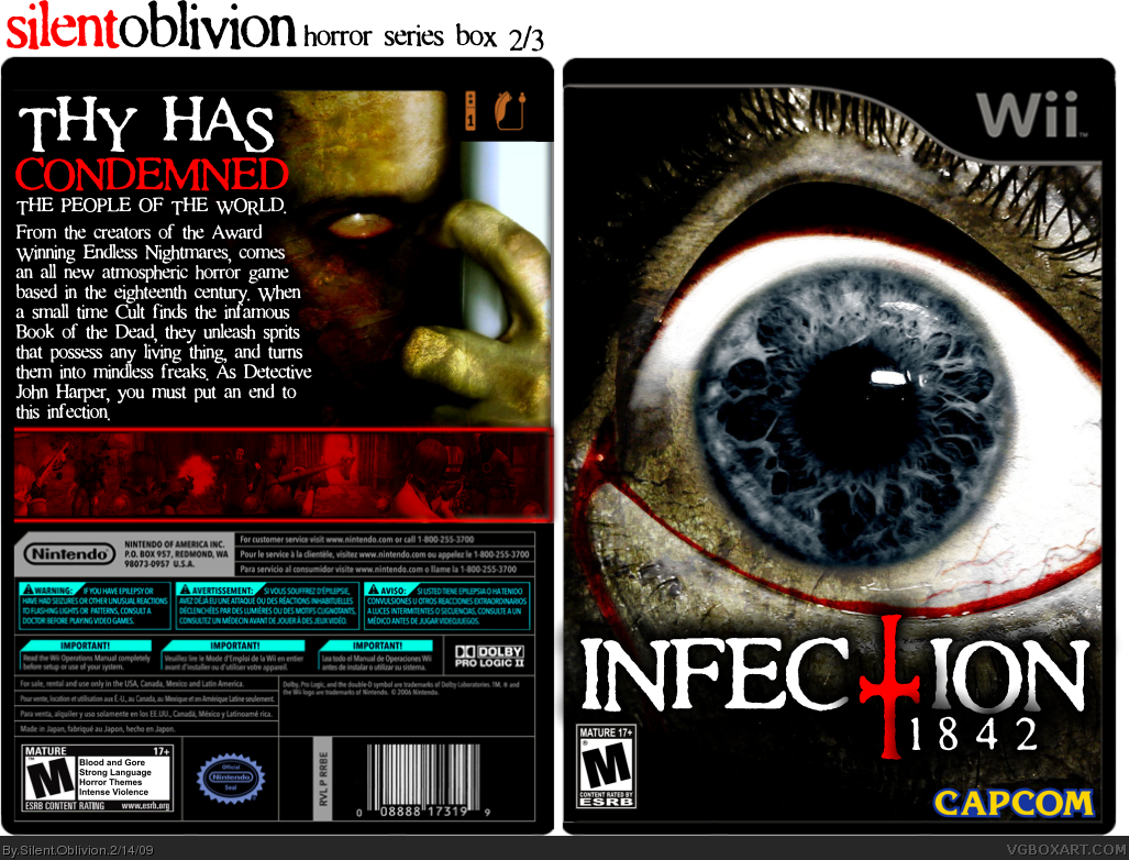 Infection: 1842 box cover