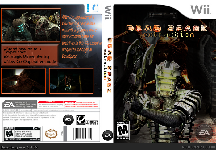 Dead Space Extraction box art cover