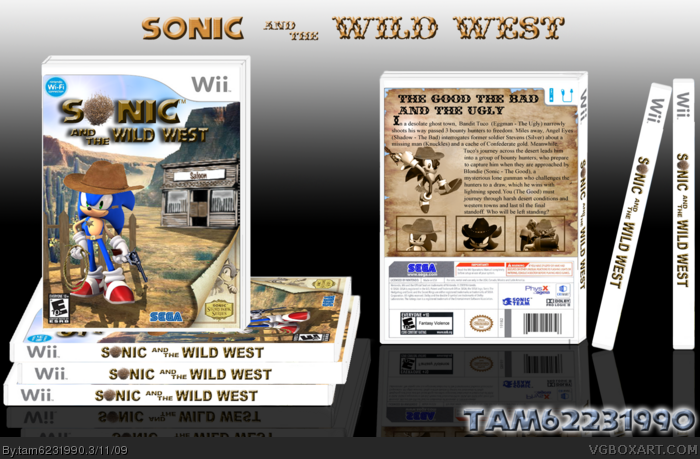 Sonic and the Wild West box art cover