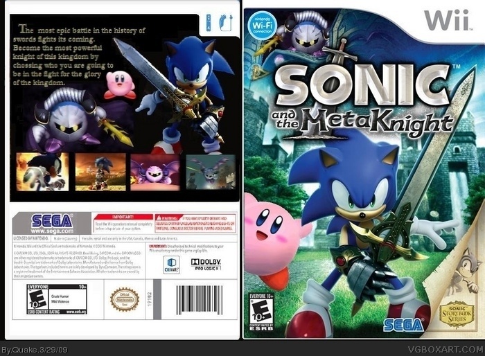 Sonic and the Meta Knight box art cover