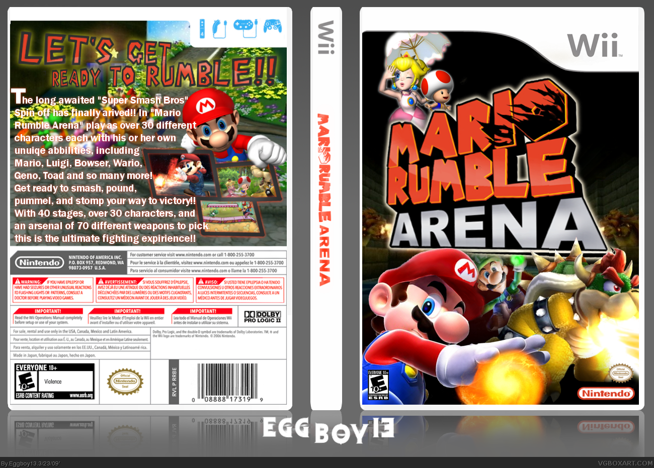Mario Battle Arena box cover