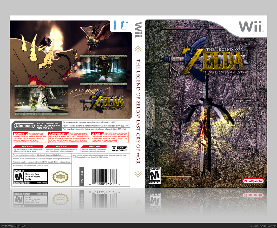 The Legend of Zelda: Last Cry of War box cover