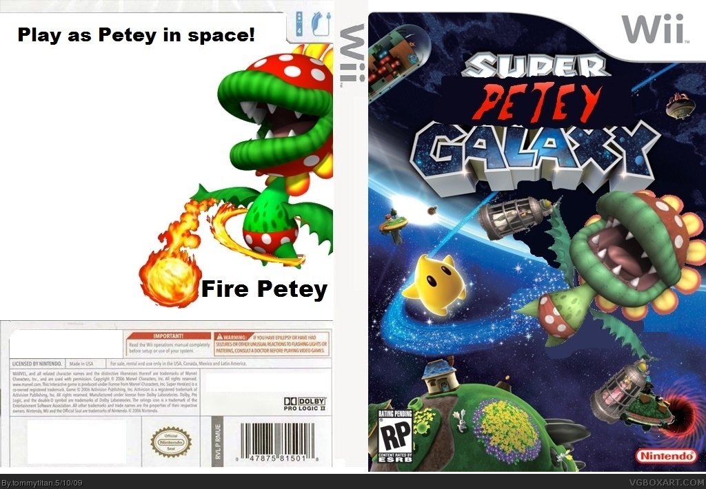 Super Petey Galaxy box cover