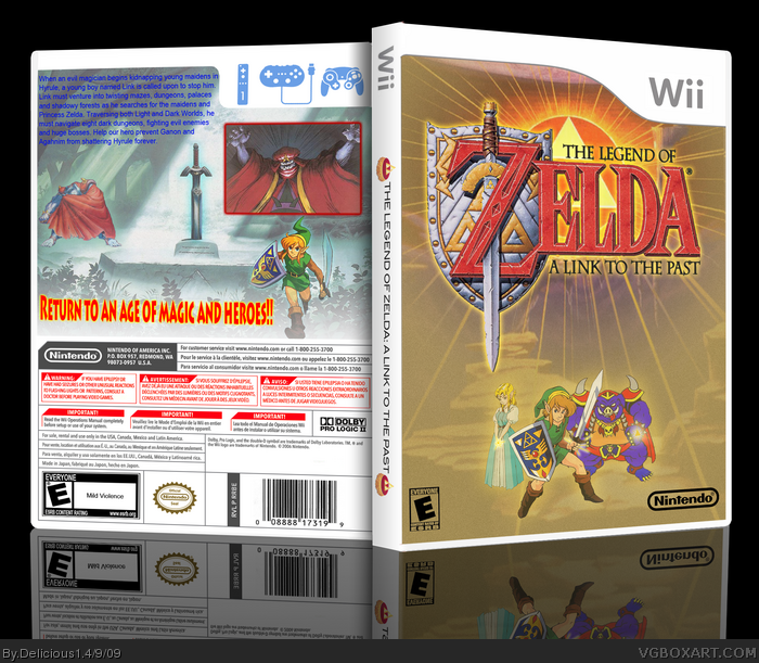 The Legend of Zelda: A Link To The Past box art cover