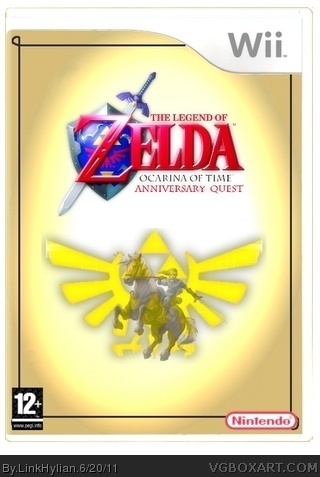 The Legend of Zelda: Ocarina of Time Anniversay Quest box cover