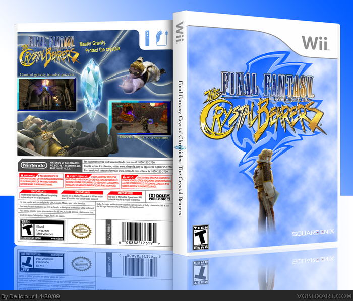 Final Fantasy Crystal Chronicles: Crystal Bearers box art cover